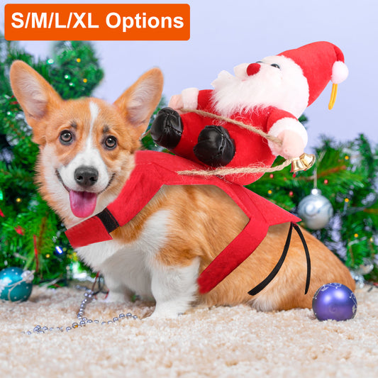 S-M-L-XL Options -- 1Pc Pet Christmas Costumes