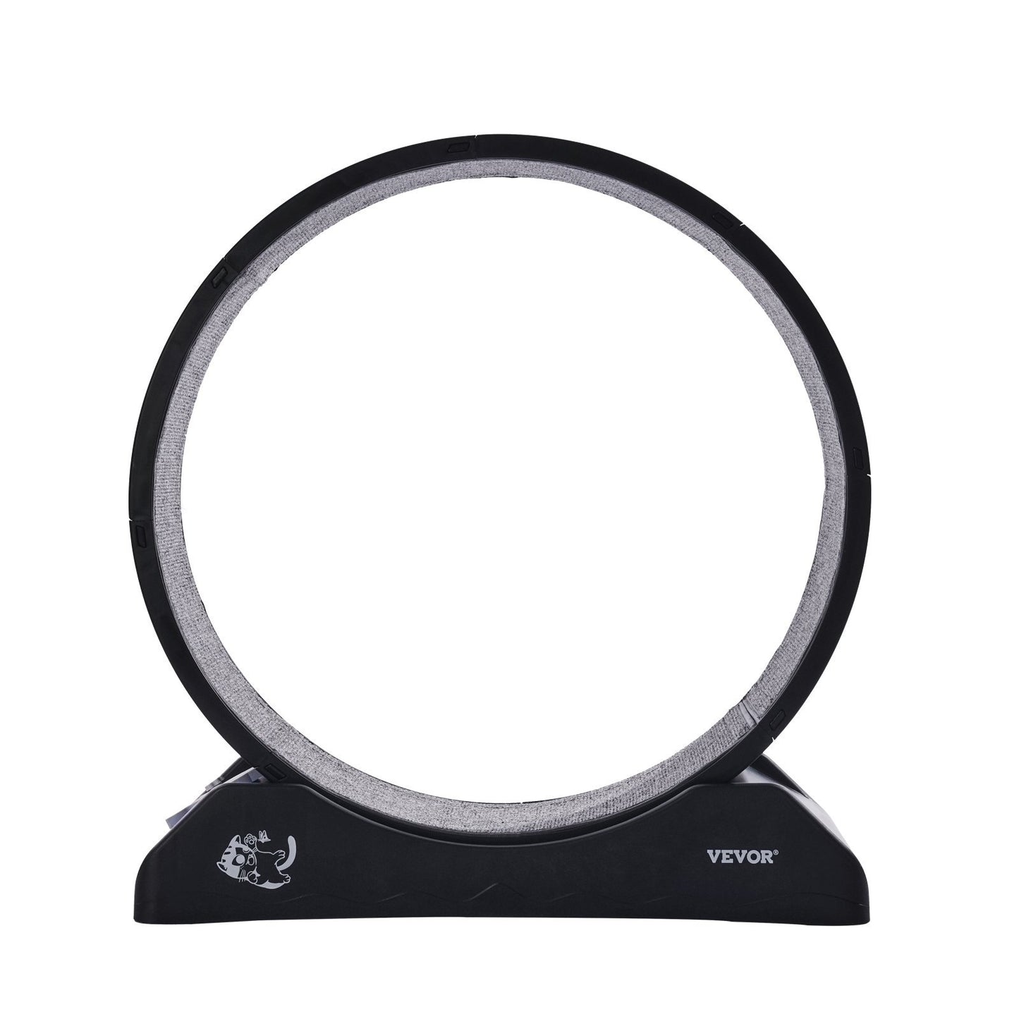 Cat Exercise Wheel 31.5 In Large Indoor Cat Running Wheel Treadmill Black