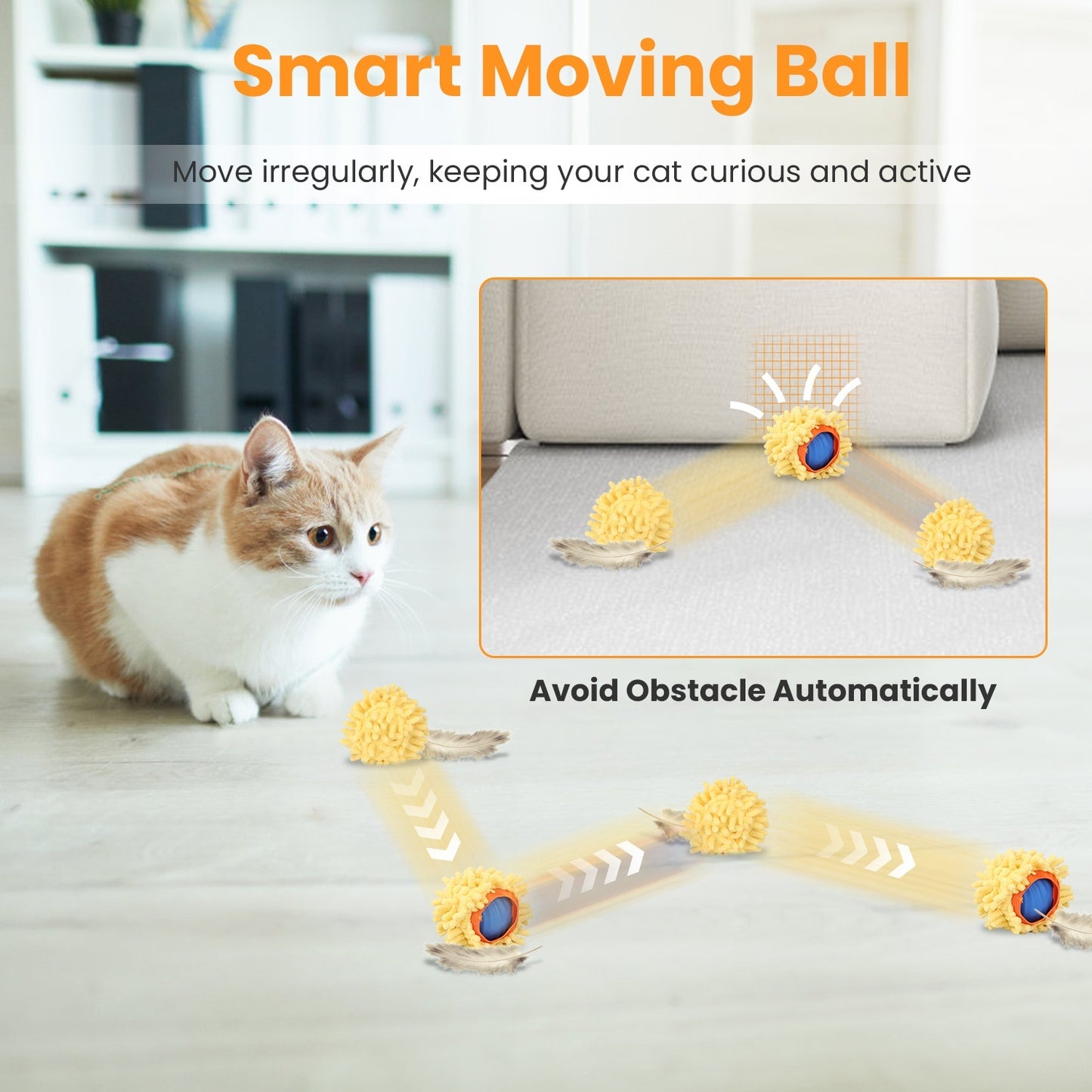 Cat Toys Ball Fast Rolling